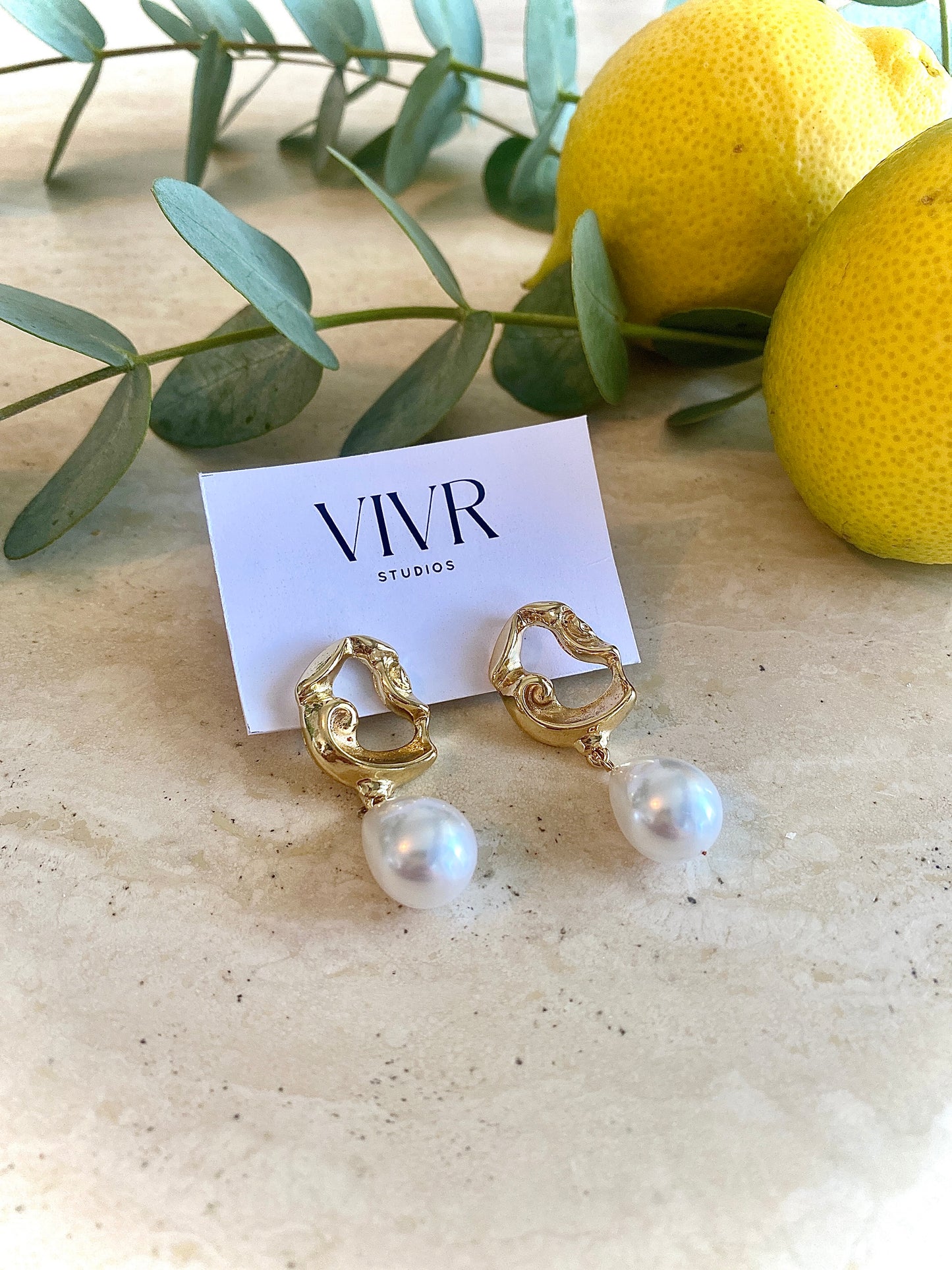 Baroque Pearl Drop Earrings