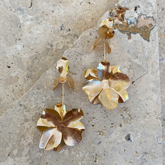 Golden Blossom Earring