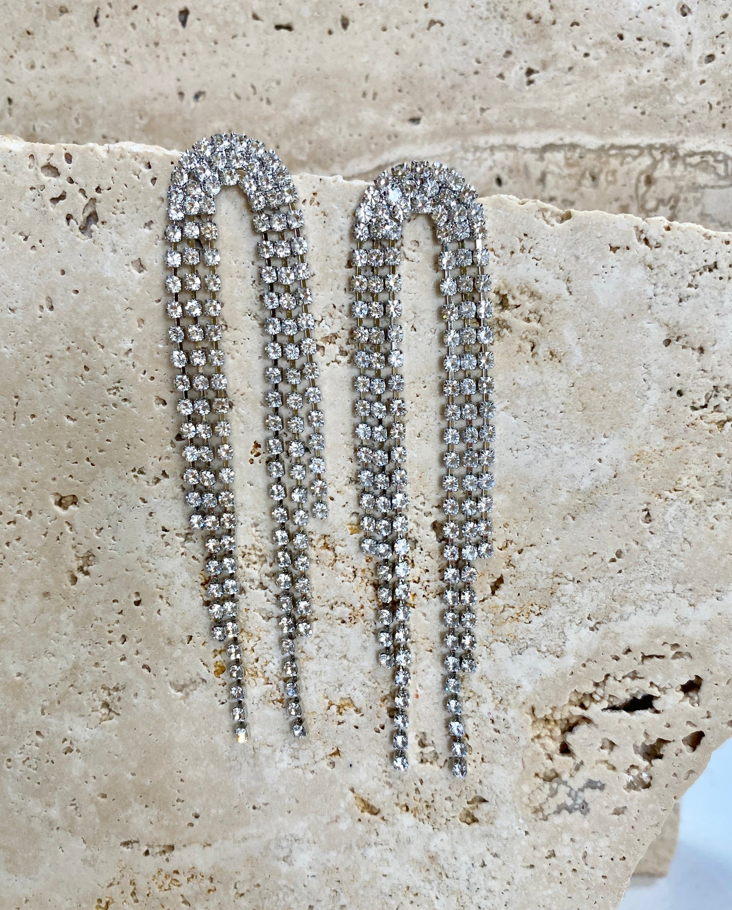 Crystal Waterfall Earrings