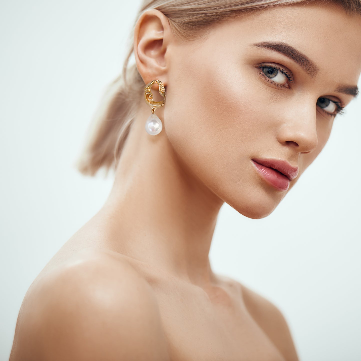 Baroque Pearl Drop Earrings